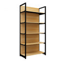 Wooden Retail Display Shelving, Gondola Shelf Unit for Grocery Stores, Supermarkets and Convenience Shops